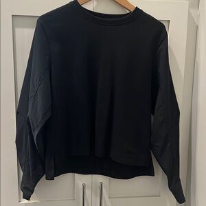 Athleta black long sleeve top size XS